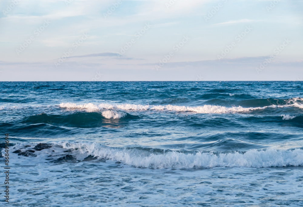 sea, water, waves,  horizon, ocean, open sea, blue, tide, wave, waves, background, texture, nature, environment,