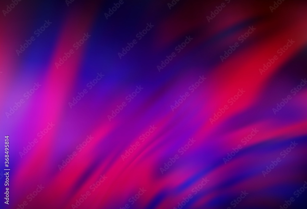 Fototapeta premium Dark Pink vector glossy abstract layout.
