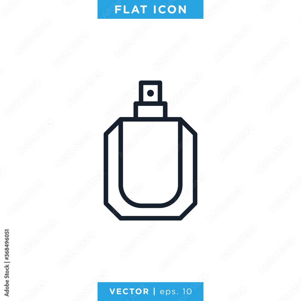 Perfume Icon Vector Design Template. Editable Stroke. Perfume Icon Vector Design Template. Editable Stroke.