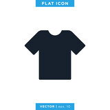 T-shirt icon vector logo design template.