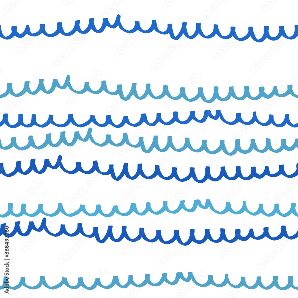 Seamless pattern with waves. Design for backdrops with sea, rivers or water texture. Figure for textiles. Seamless pattern with waves. Design for backdrops with sea, rivers or water texture. Figure for textiles.