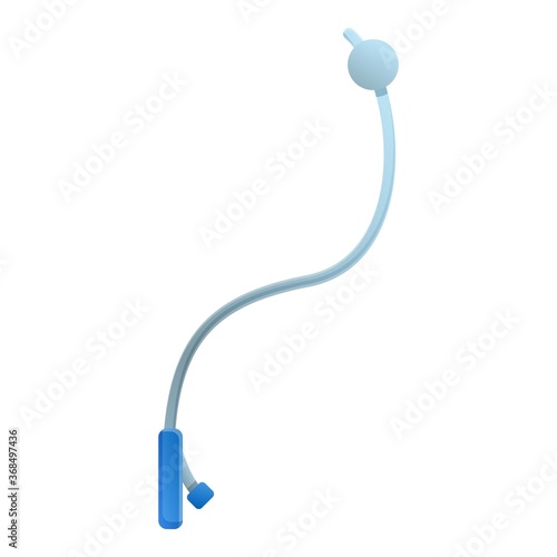 Blood catheter icon. Cartoon of blood catheter vector icon for web design isolated on white background