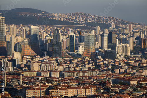 Buildings in Istanbul City, Turkey photo