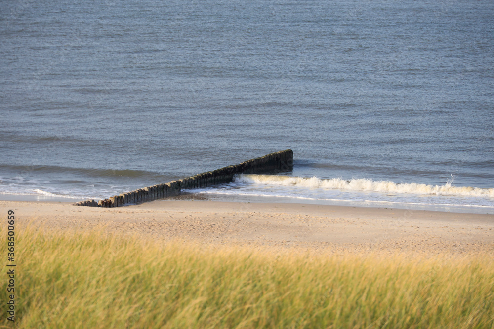 Landscape at the beach of Sylt, Germany, Europe