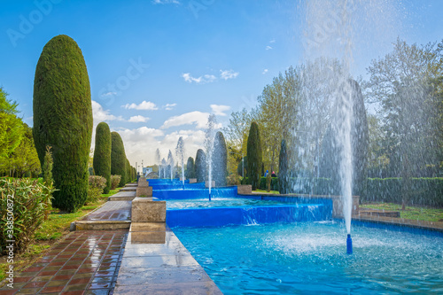 Fountains of Laleh park, Tehran, Iran