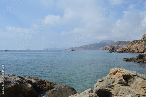 panorama natural del mar y la playa