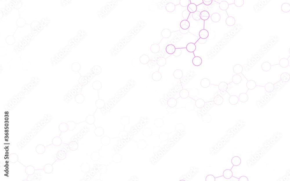 Light Purple vector template with artificial intelligence structure.