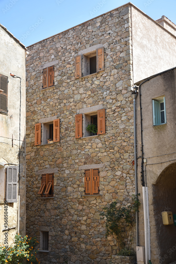 Maison en pierre en Balagne, Corse