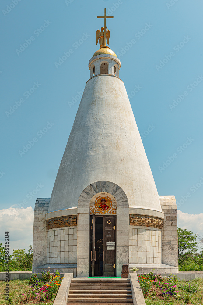 Fototapeta premium chapel Church of St. George on Sapun Mountain in the city of Sevastopol Crimea