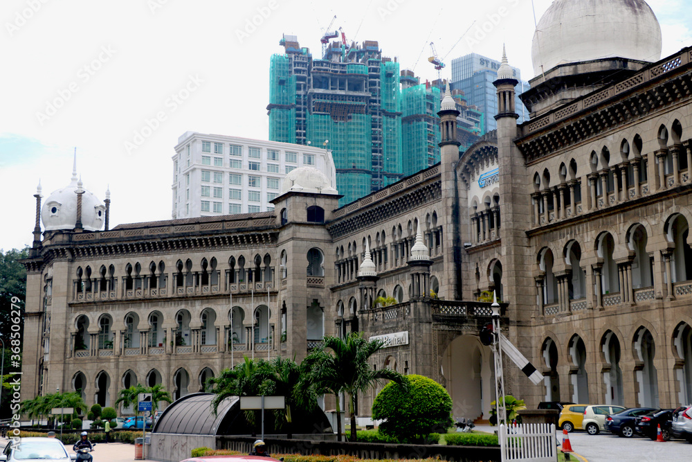 View of old railway station at kuala lumpur, Malaysia 