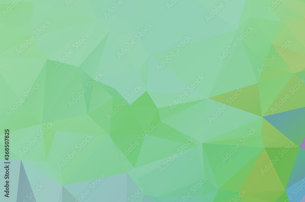Fototapeta premium light Green geometric designs. Vector, multicolor geometric background