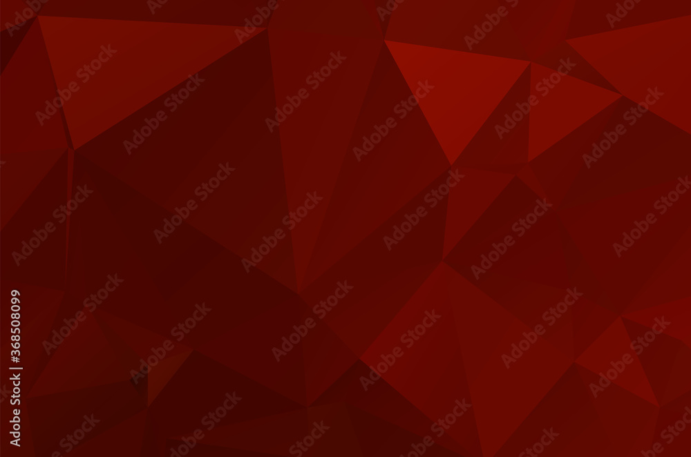 Fototapeta premium Abstract Red Geometric Background. Raster Illustration