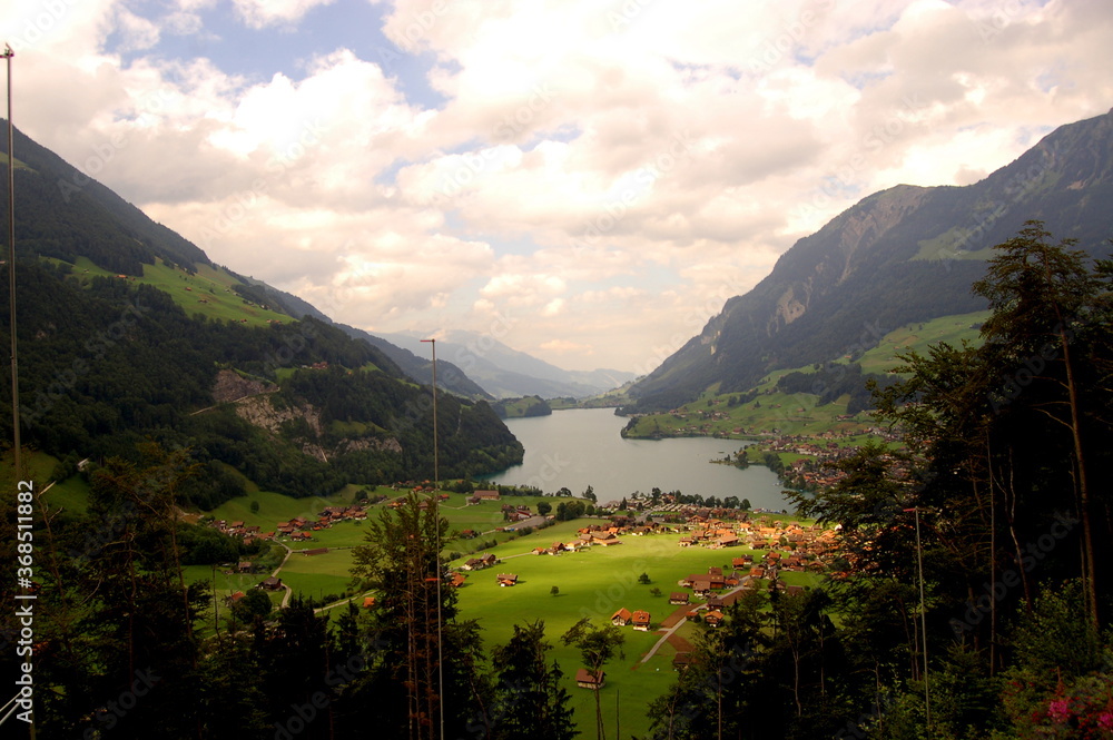 Fototapeta premium Swiss Valley