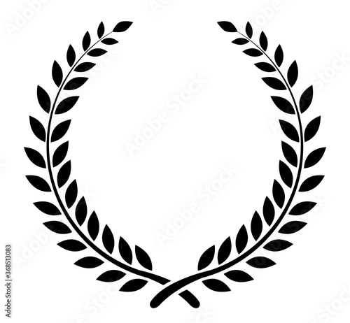 Laurel wreath .Various laurel wreaths. Award, achievement, victory, Gerd. Vector illustration.