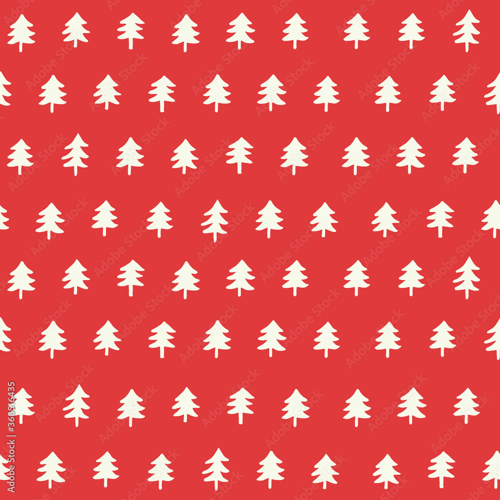 Seamless pattern with christmas trees Seamless pattern with christmas trees