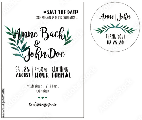 Wedding Model Invitation