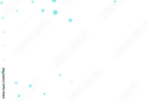 Light Blue, Green vector template with circles, lines.