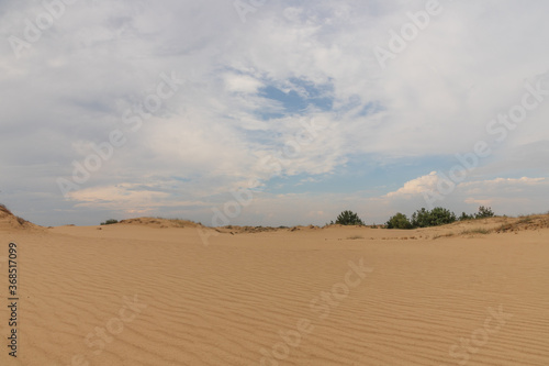 sand dunes and sky