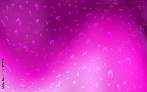 Light Pink vector template with circles. Blurred bubbles on abstract background with colorful gradient. The pattern can be used for beautiful websites.