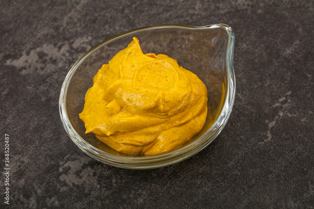 Asian Curry sauce in the bowl Asian Curry sauce in the bowl