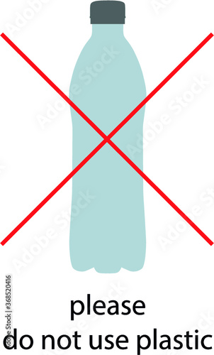 
crossed plastic bottle