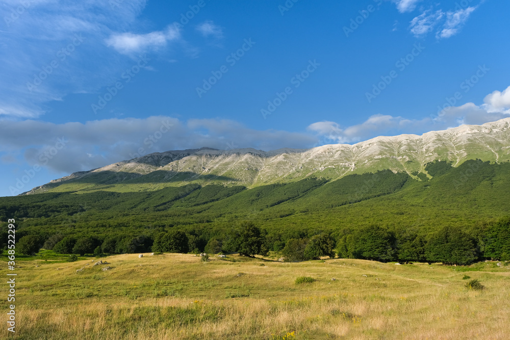 Majella mountain complex in Abruzzo Italy