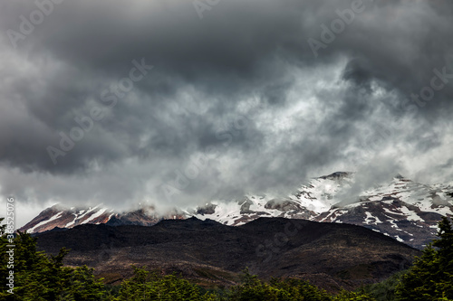 Tongariro National Park with Mount Ruapehu