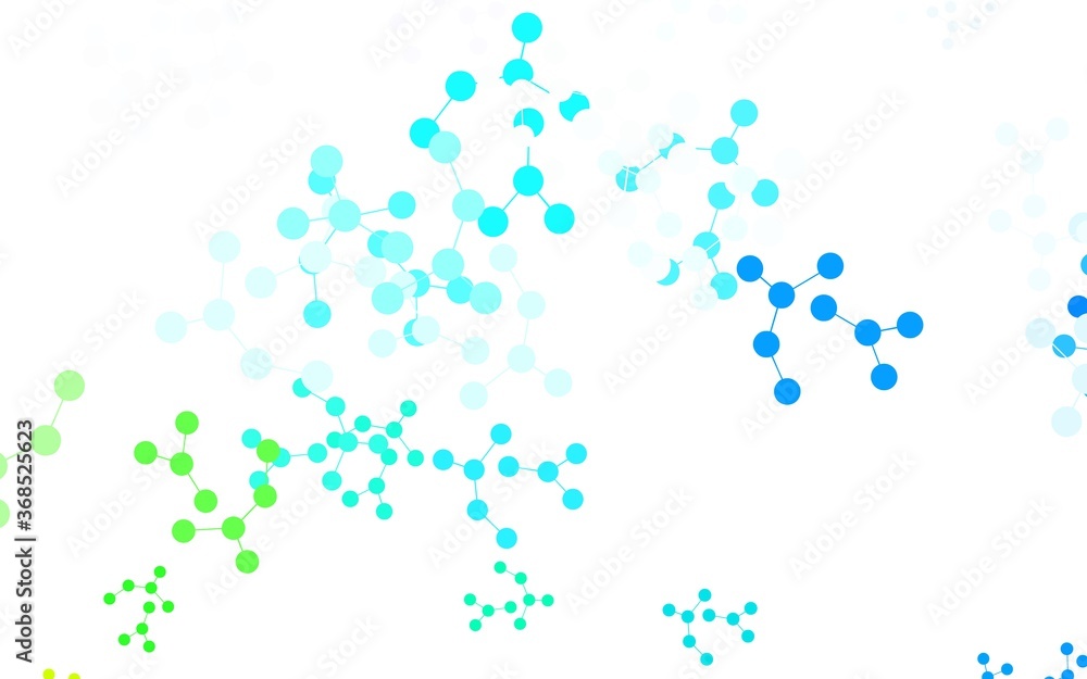Light Blue, Green vector backdrop with artificial intelligence data. Light Blue, Green vector backdrop with artificial intelligence data.