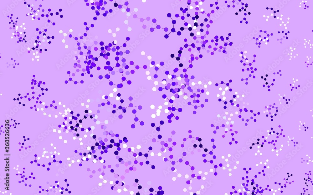 Light Purple vector texture with artificial intelligence concept.