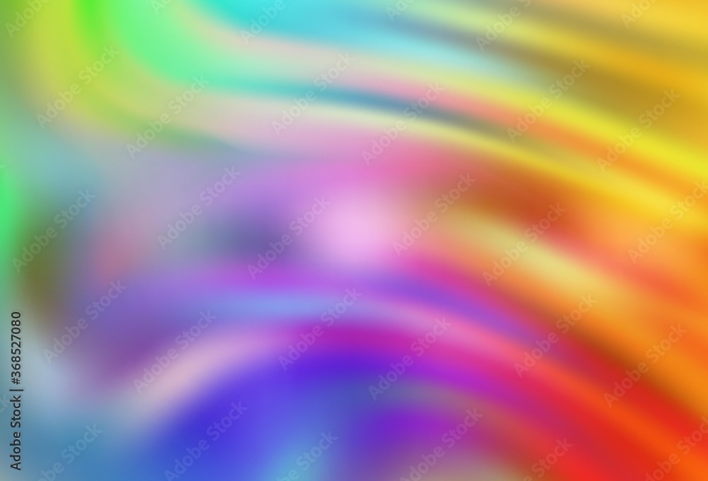 Fototapeta premium Light Multicolor vector blurred shine abstract background.