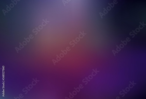 Dark Purple, Pink vector blurred shine abstract template.
