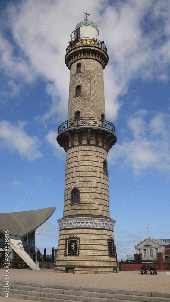 The Lighthouse of Warnemünde, Warnemuende, Mecklenburg-Vorpommern, Germany