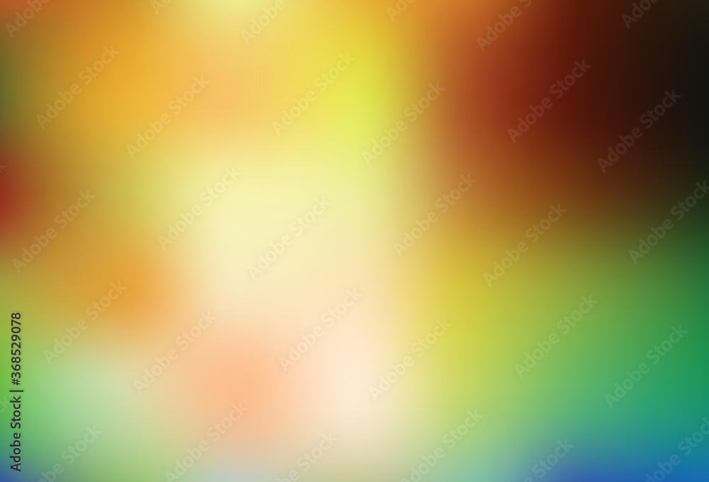 Light Multicolor vector glossy abstract background.