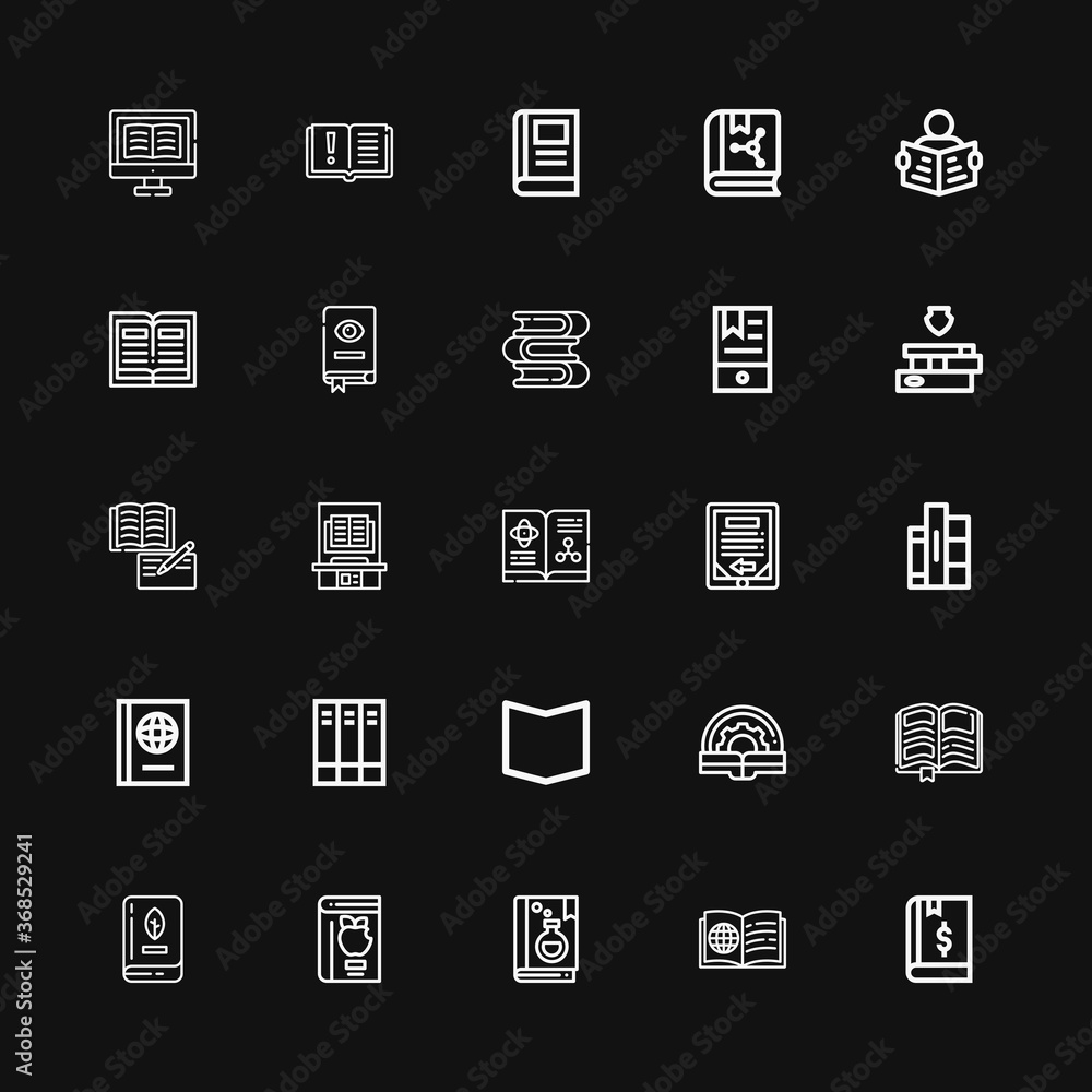 Editable 25 magazine icons for web and mobile Editable 25 magazine icons for web and mobile