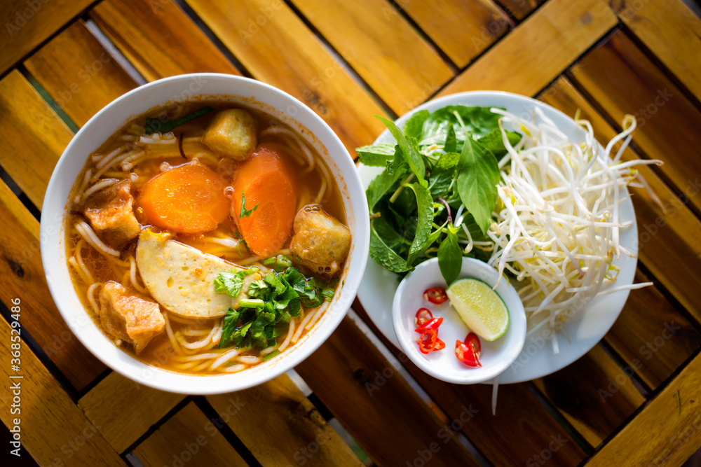 Vietnamese vegan Bun Bo Hue Stock Photo Adobe Stock