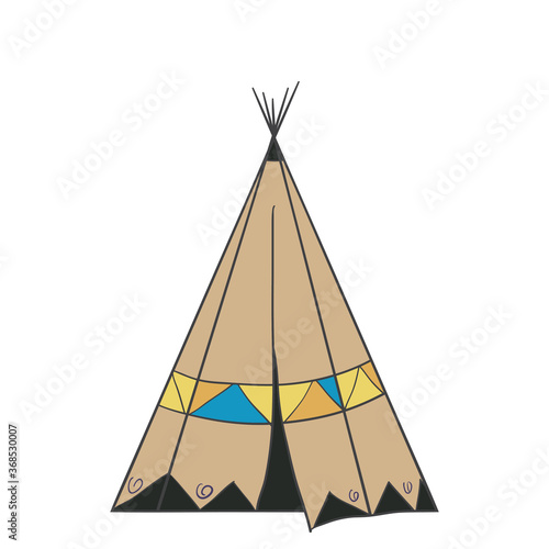 Wigwam - Indian hut of American indian