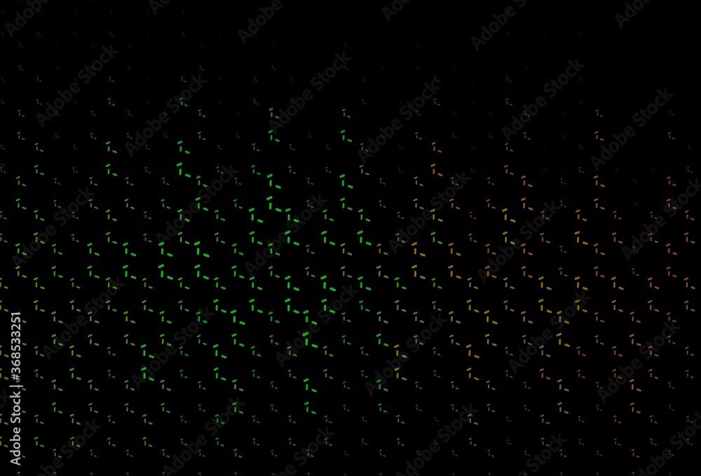 Dark Green, Red vector layout with flat lines.