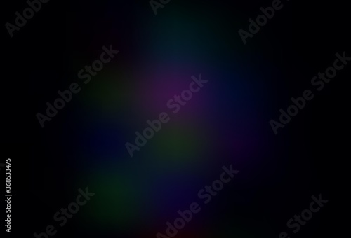 Dark Gray vector blurred pattern.