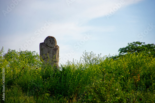 Graves Skif on the island of Khortitsa photo