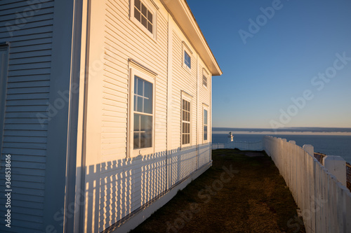 St Johns old Lighthouse early morning sunrise