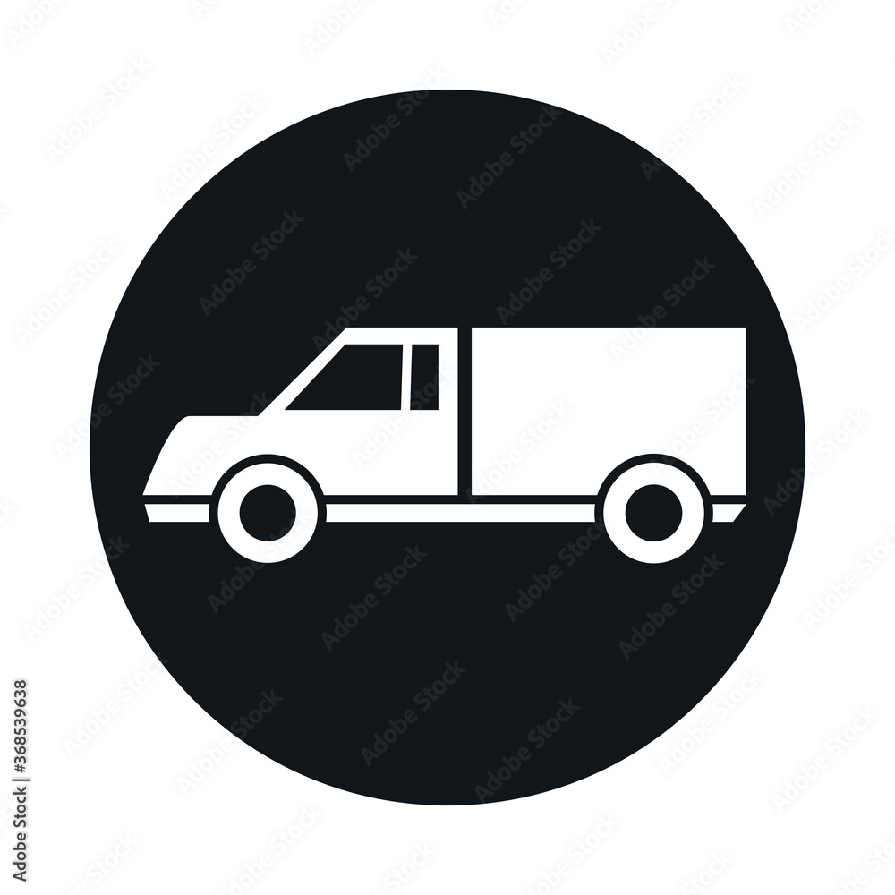 car lorry model transport vehicle block and flat style icon design car lorry model transport vehicle block and flat style icon design