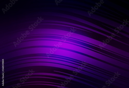 Dark Purple vector colorful blur background.