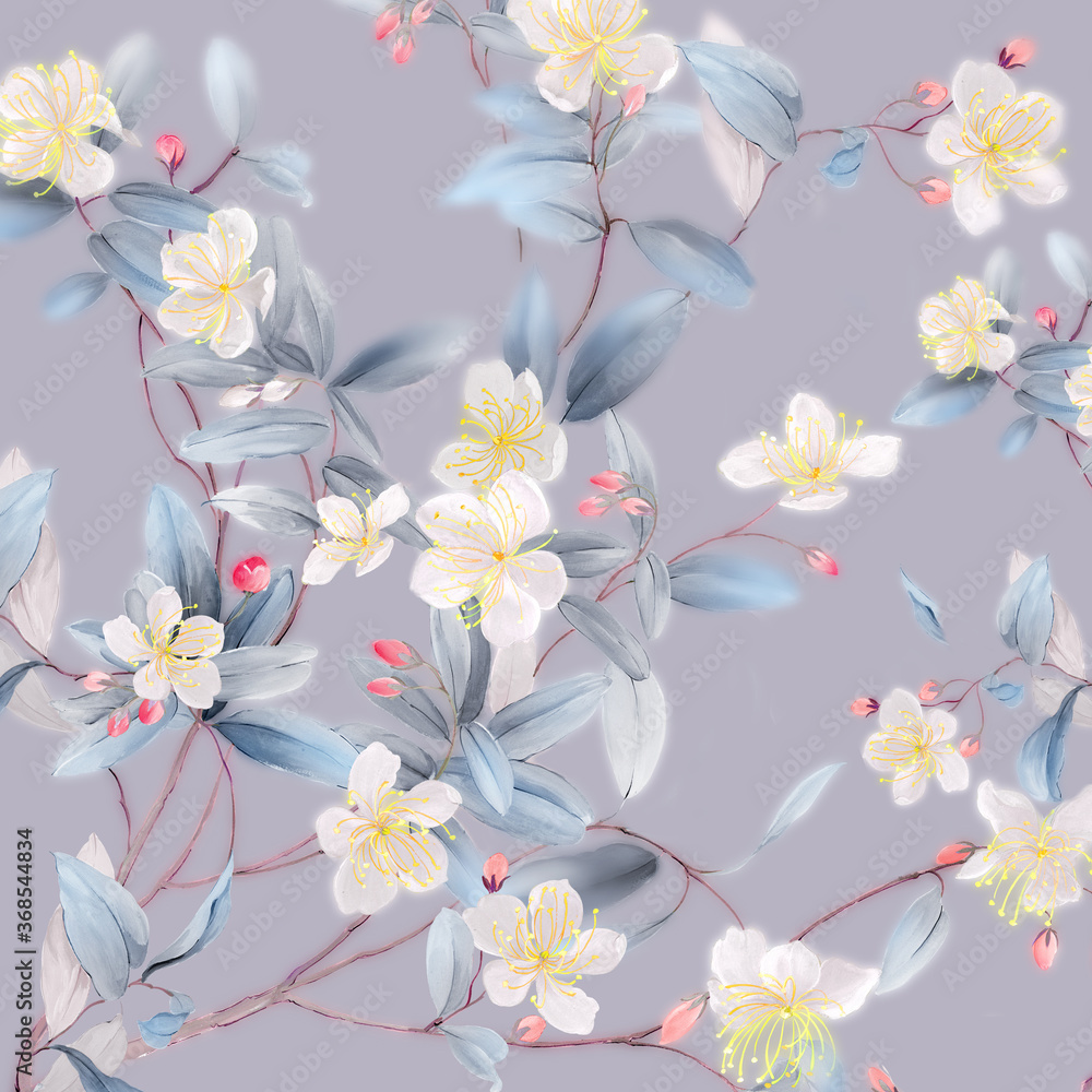 Watercolor flowers illustration Watercolor flowers illustration