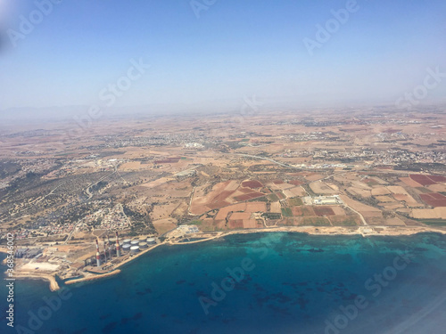 aerial view of Cyprus