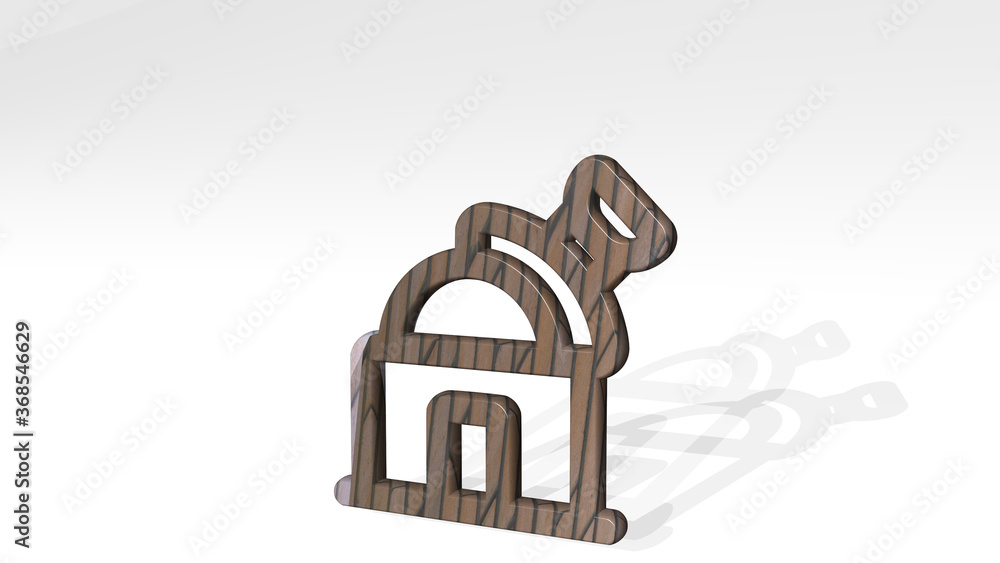 space base casting shadow with two lights. 3D illustration of metallic sculpture over a white background with mild texture. copy and abstract space base casting shadow with two lights. 3D illustration of metallic sculpture over a white background with mild texture. copy and abstract