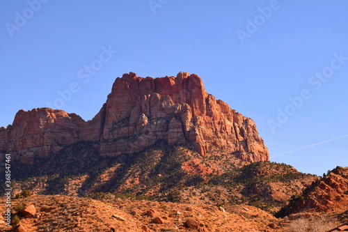 red rocks in the desert