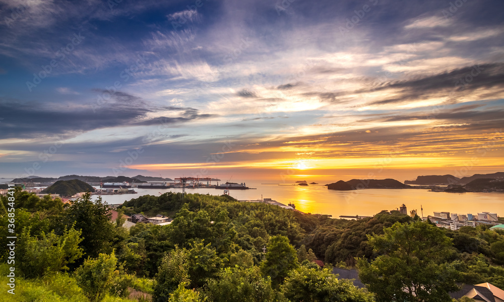 長崎の夕陽