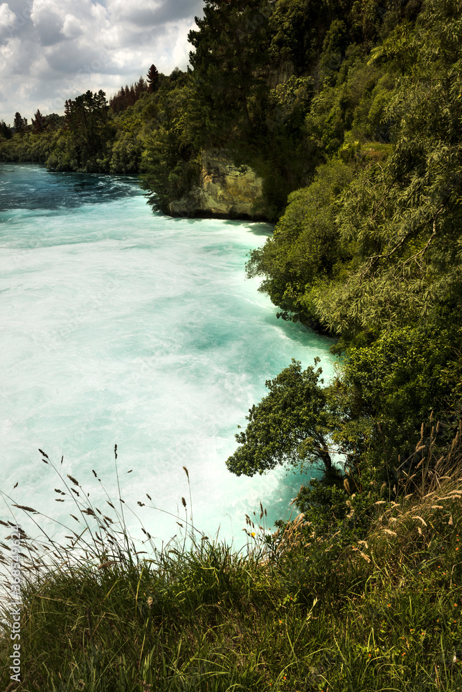 huka falls, new zealand