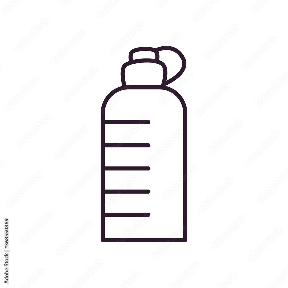 water bottle line style icon vector design water bottle line style icon vector design