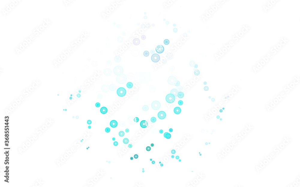 Light Blue, Green vector texture with disks. Light Blue, Green vector texture with disks.
